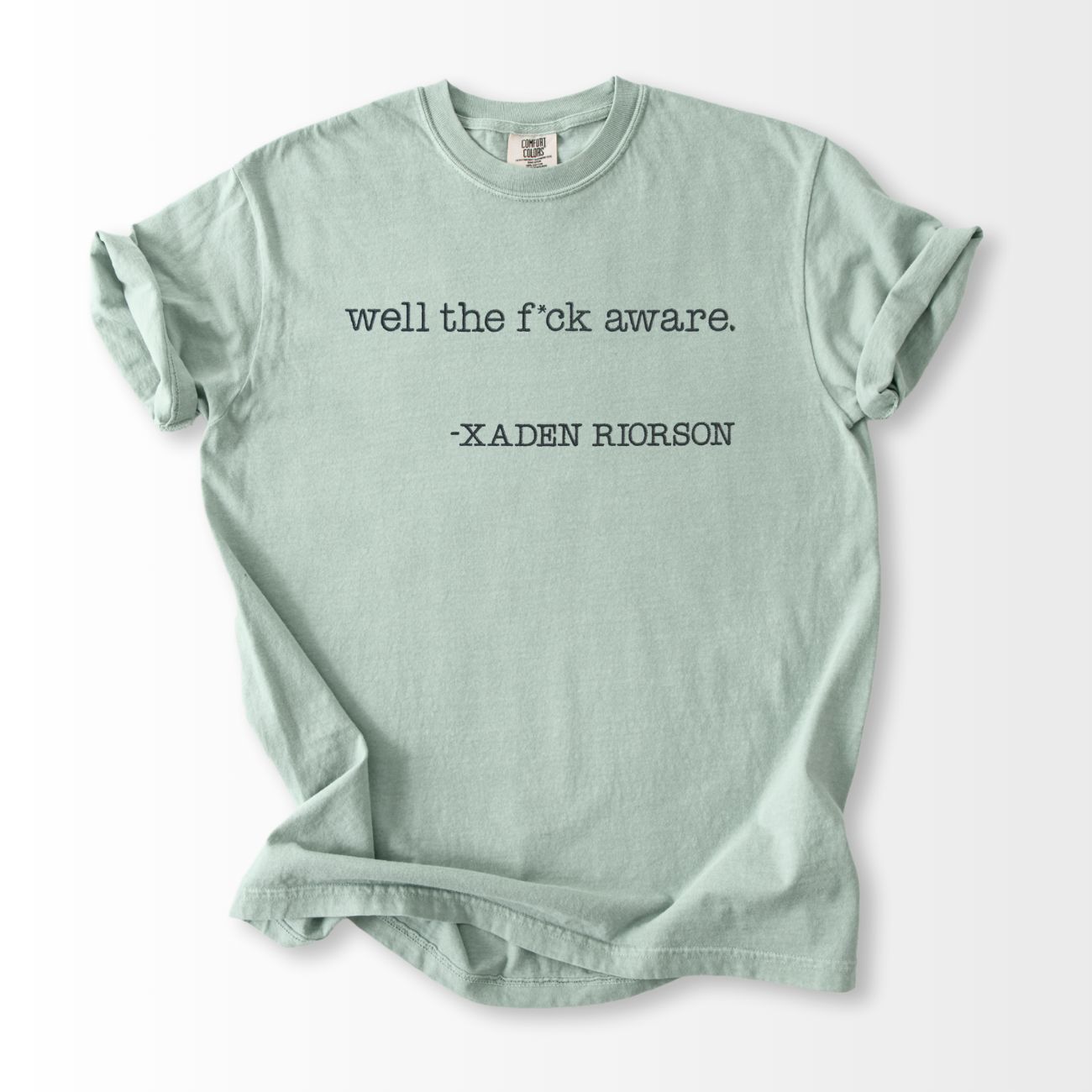 Well Aware Embroidered T-Shirt