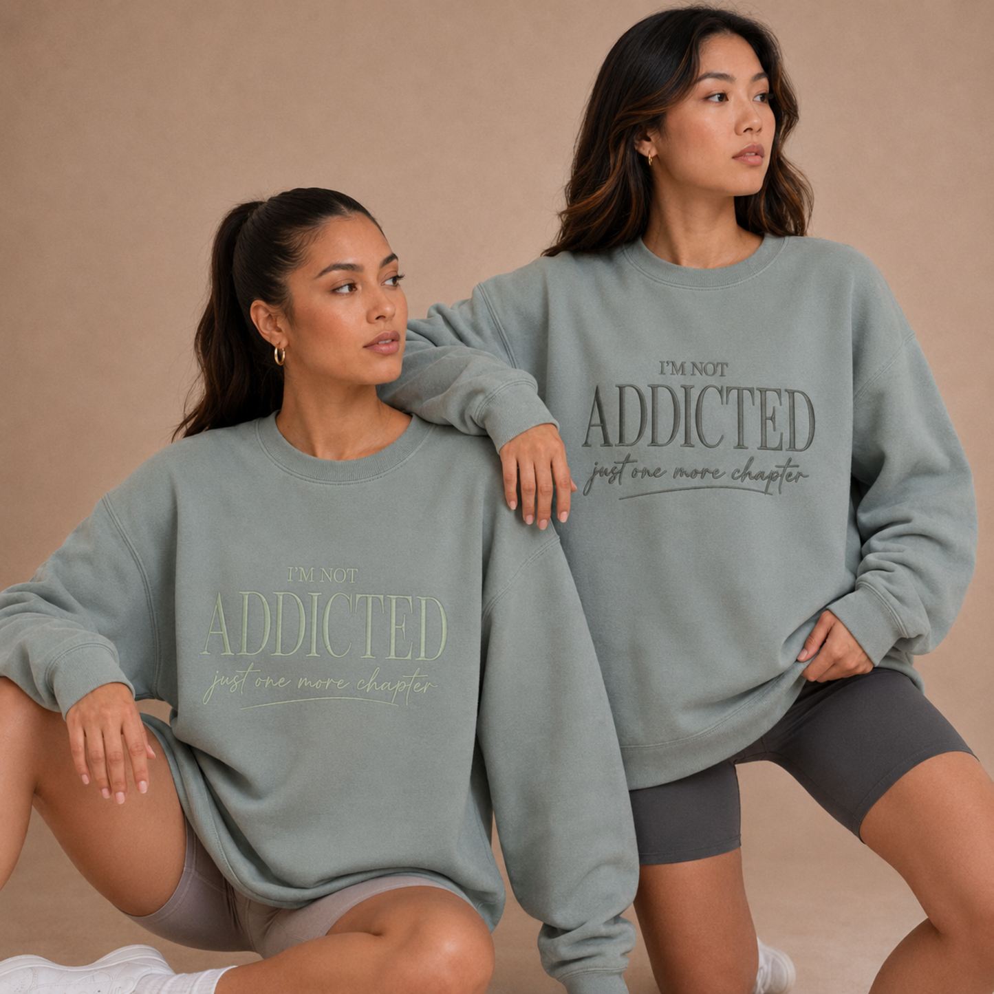 Not Addicted Crewneck