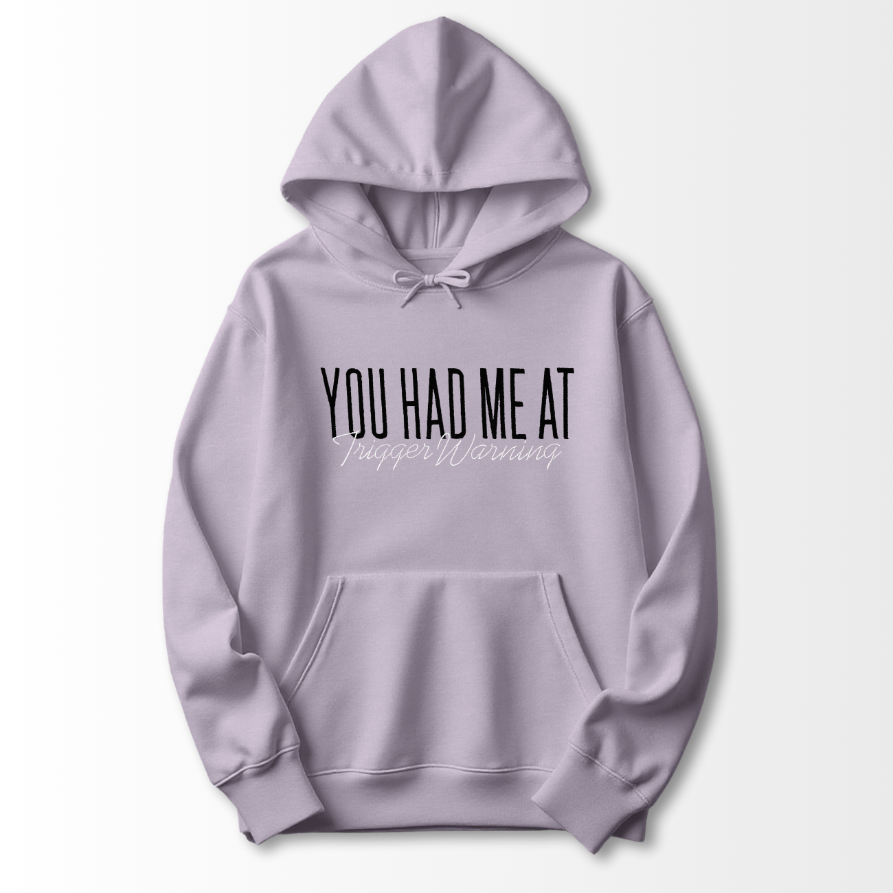 Trigger Warning Embroidered Hoodie