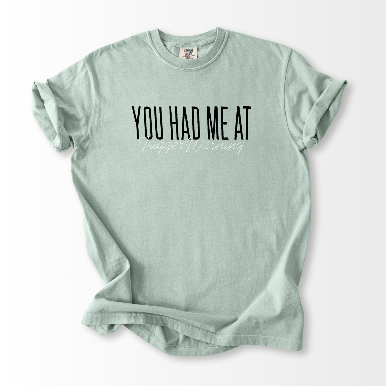 Trigger Warning Embroidered T-Shirt