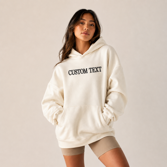 Custom Text Hoodie