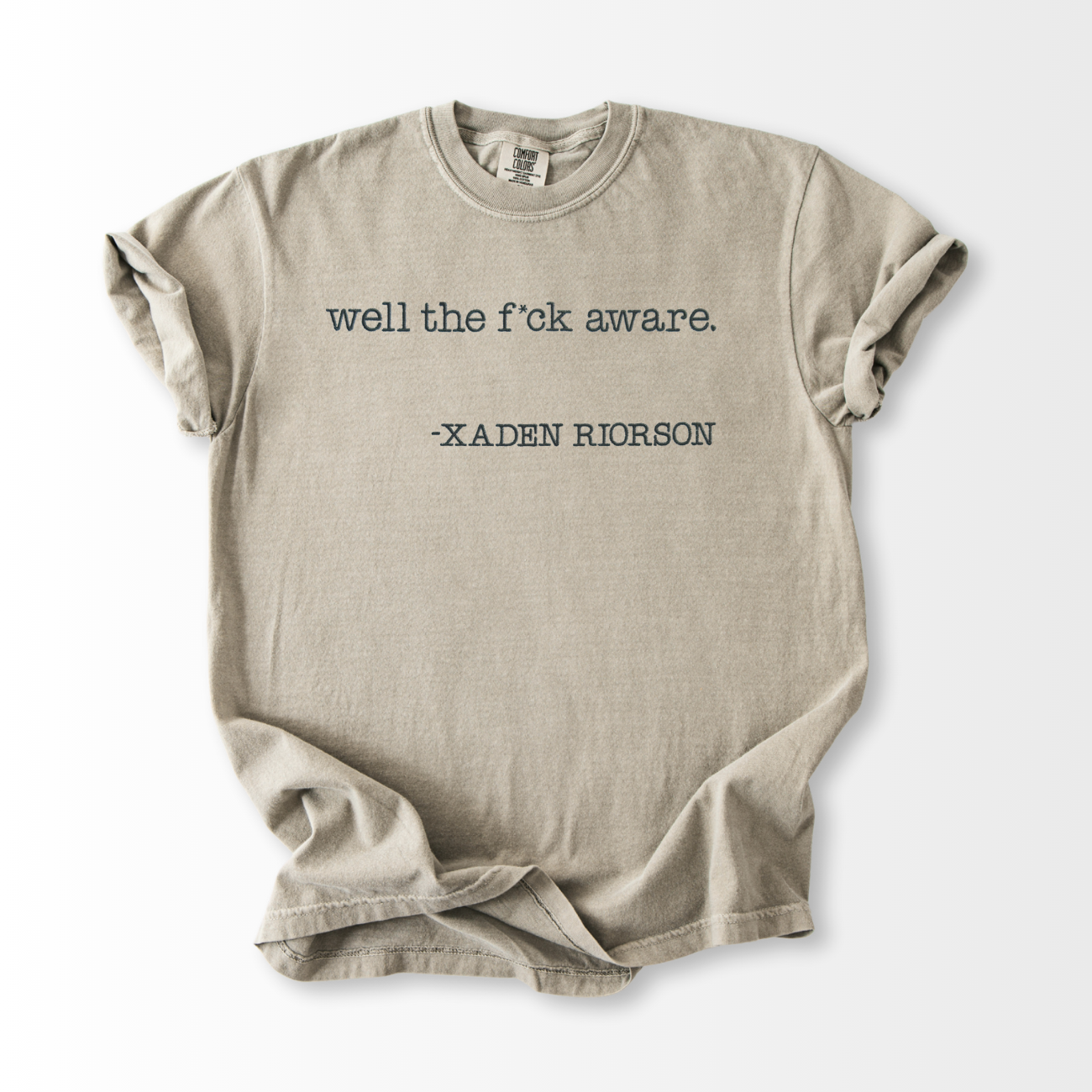 Well Aware Embroidered T-Shirt