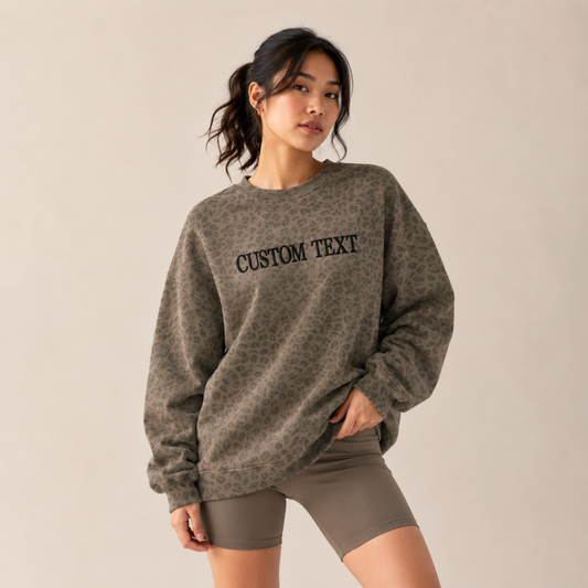Custom Text Crewneck