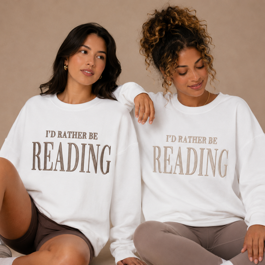 Rather be Reading Crewneck