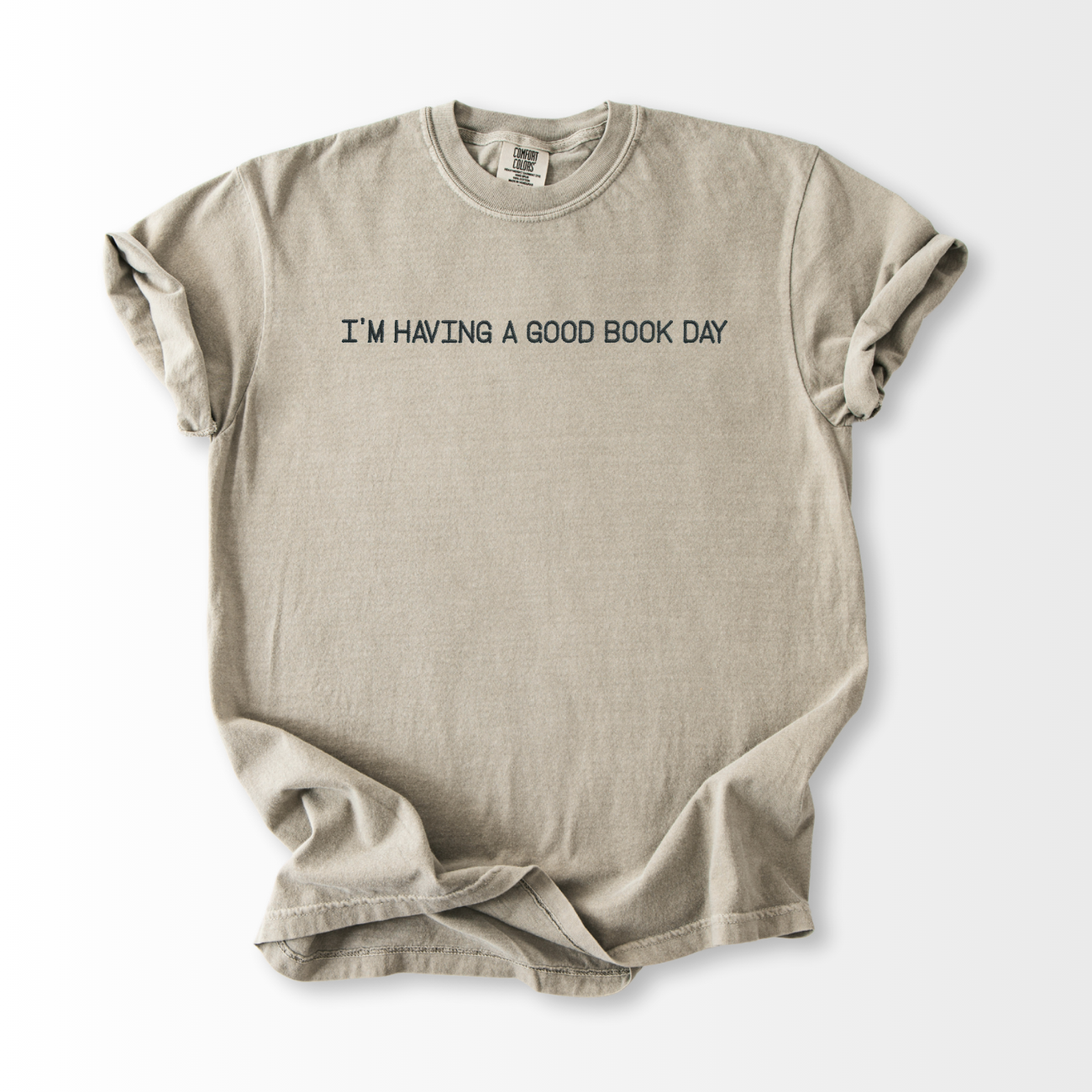 Good Book Day Embroidered T-Shirt
