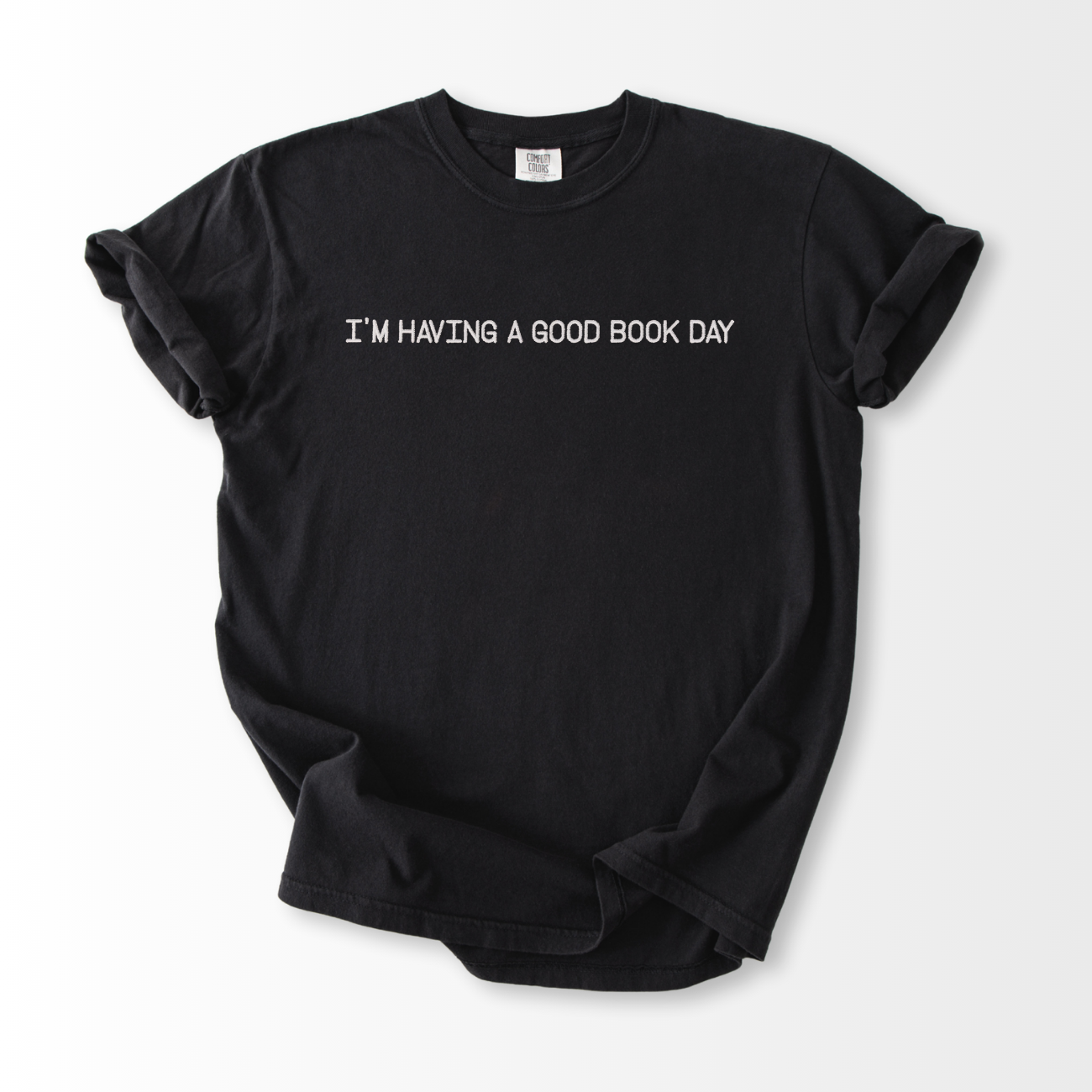 Good Book Day Embroidered T-Shirt