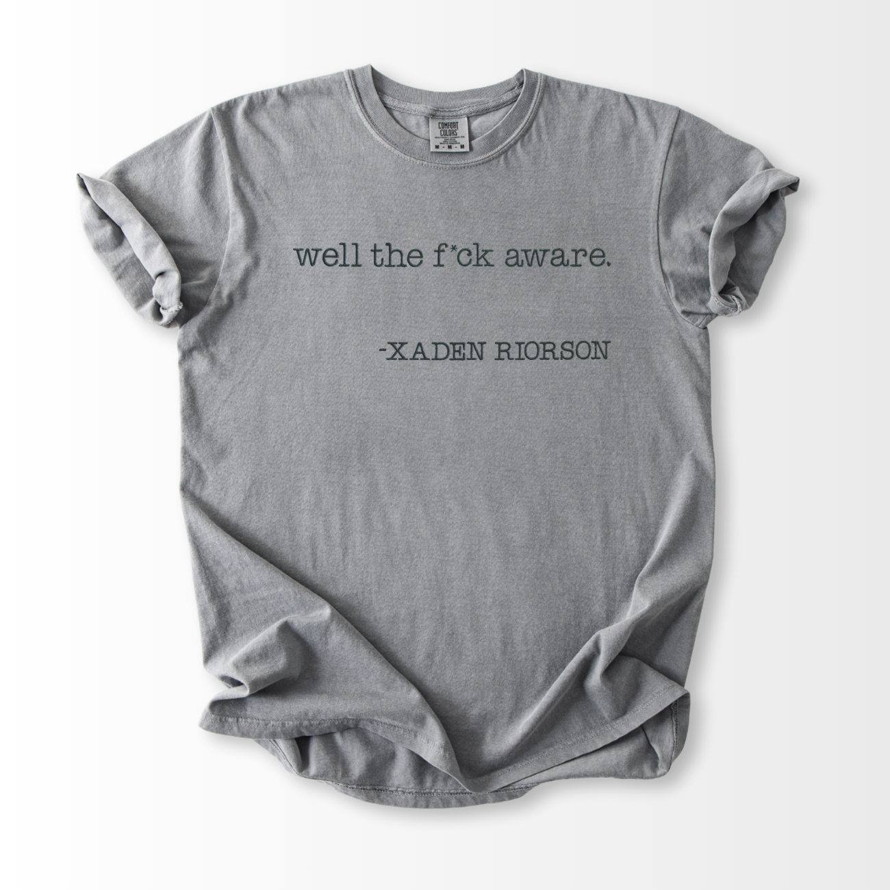 Well Aware Embroidered T-Shirt