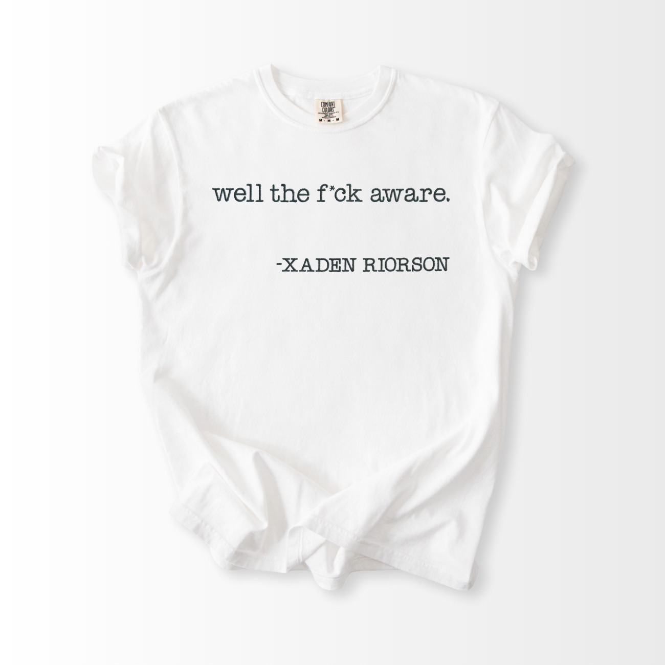 Well Aware Embroidered T-Shirt