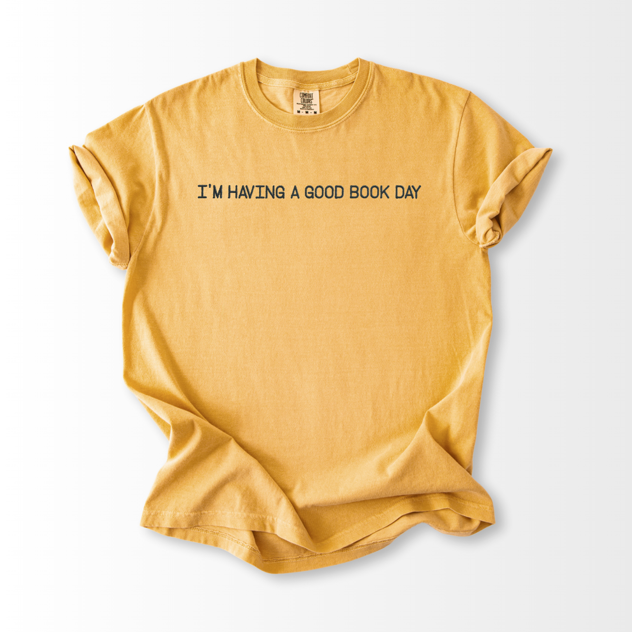 Good Book Day Embroidered T-Shirt