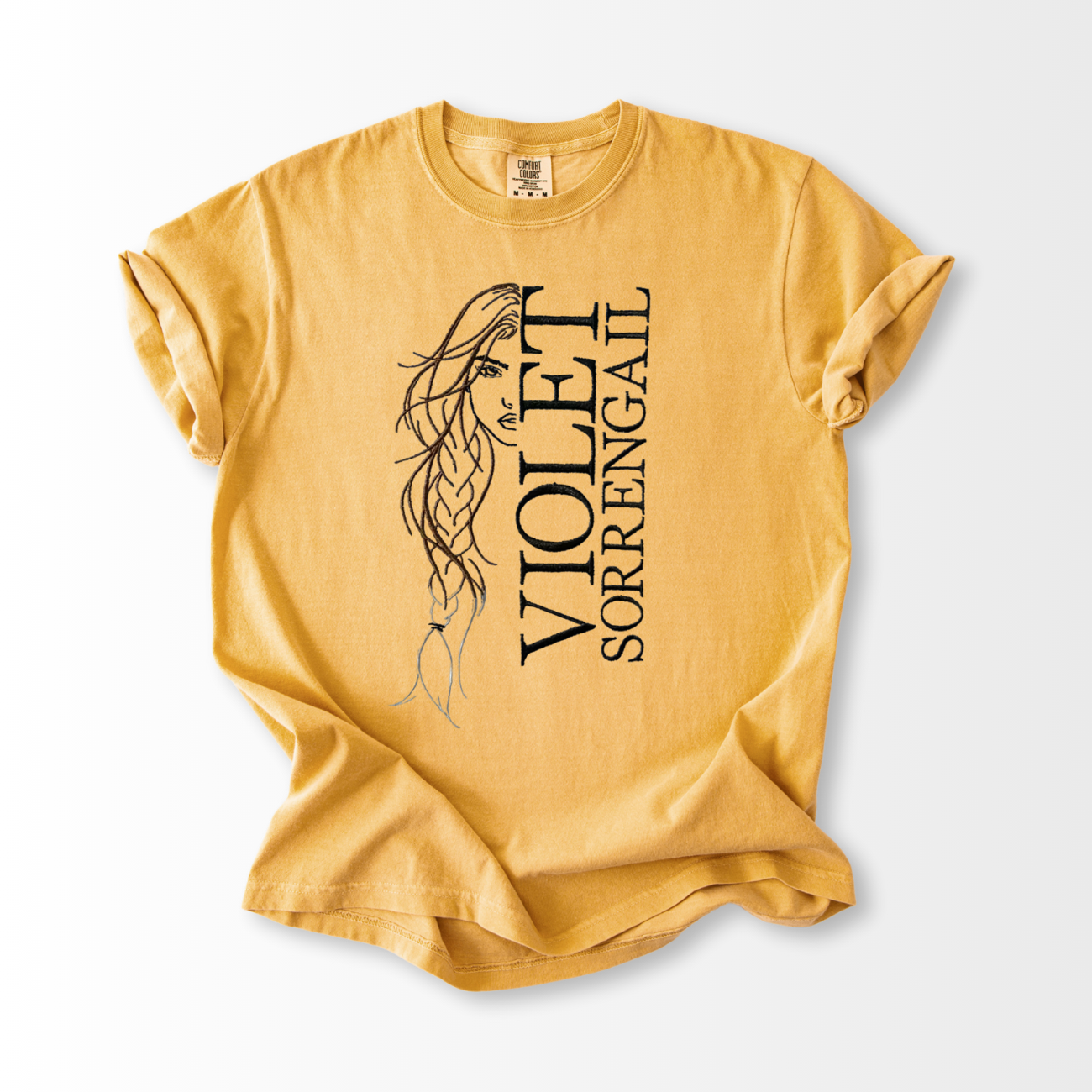 Violet Sorrengail Embroidered T-Shirt