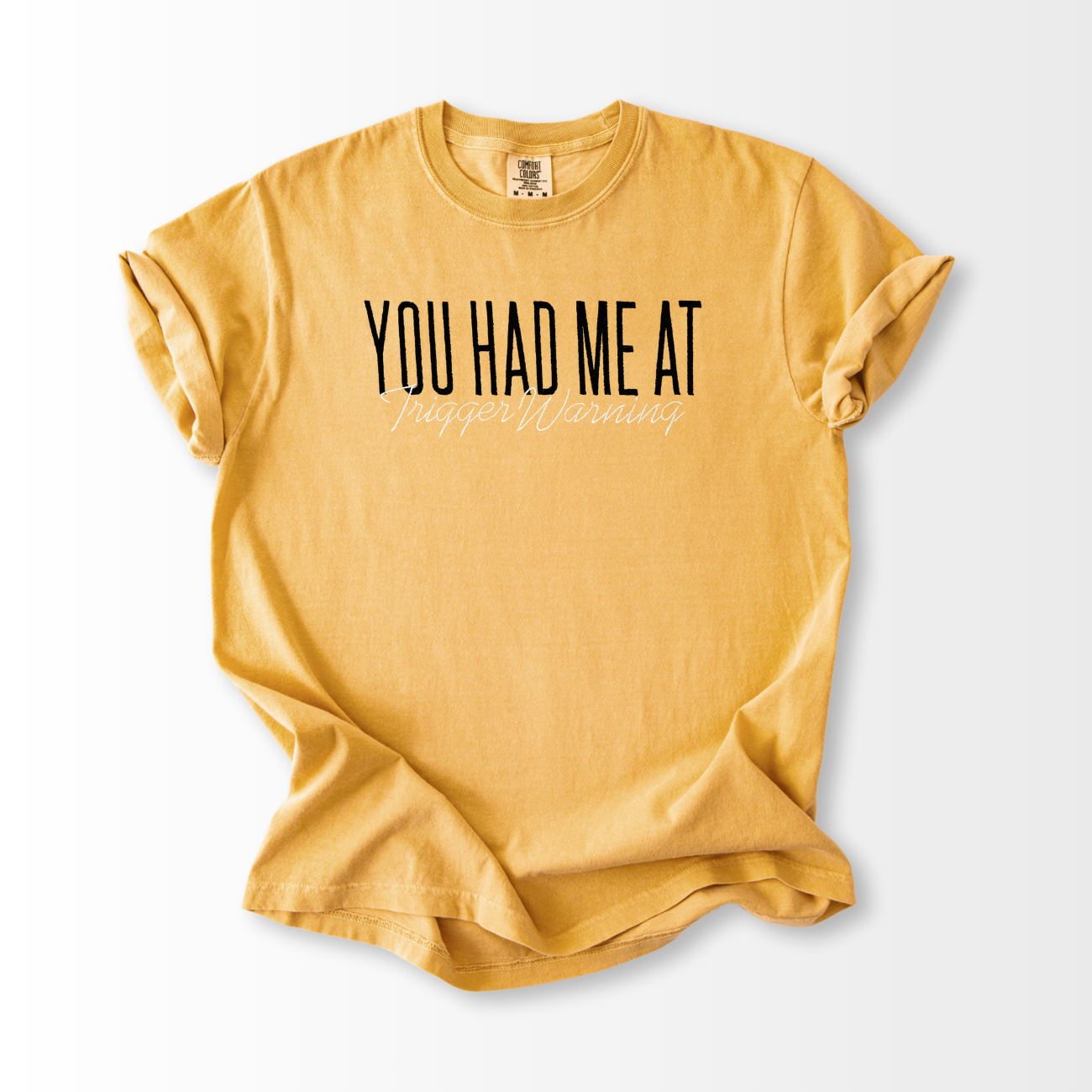 Trigger Warning Embroidered T-Shirt