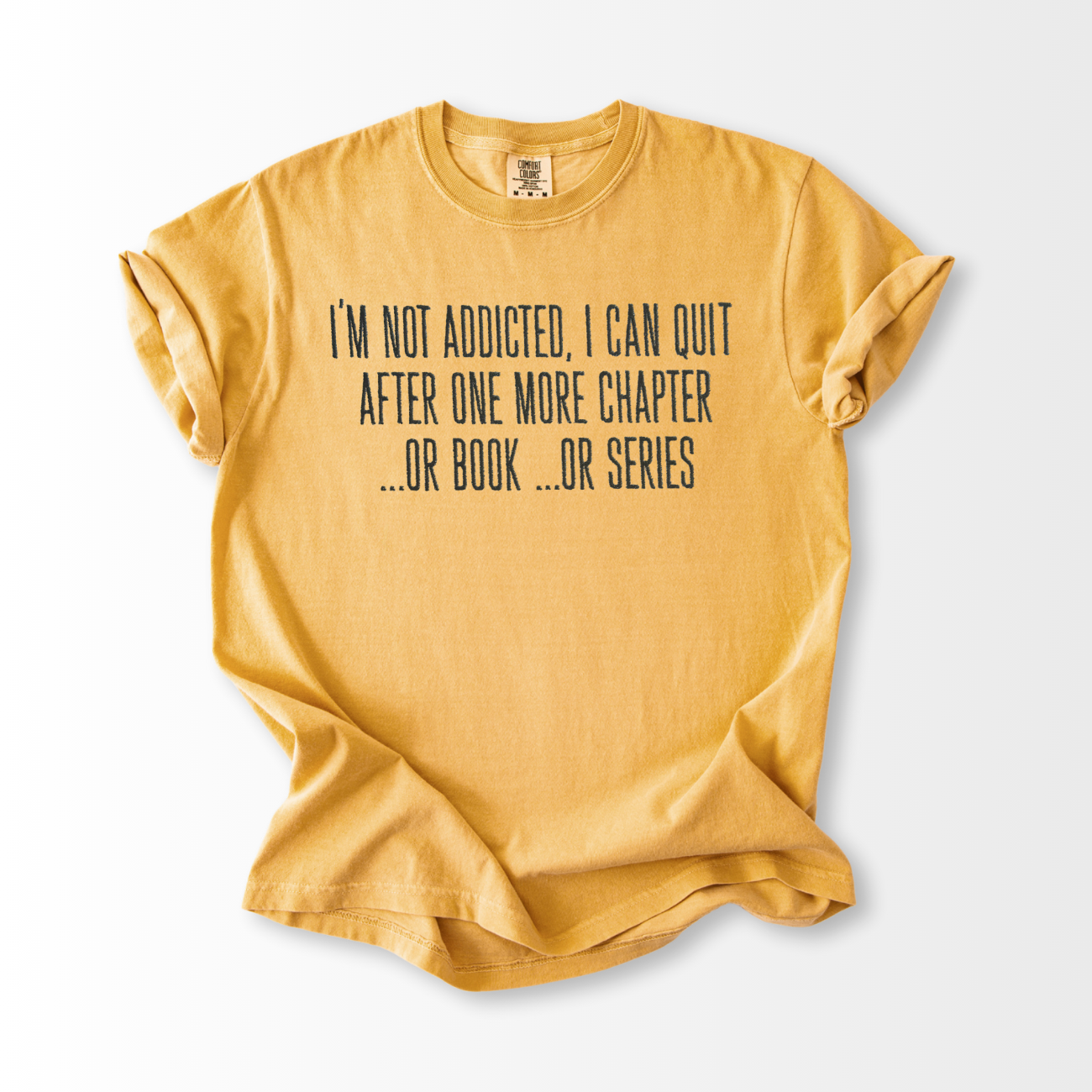 I'm Not Addicted Embroidered T-Shirt