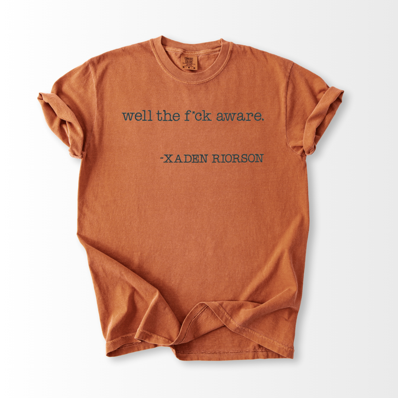 Well Aware Embroidered T-Shirt