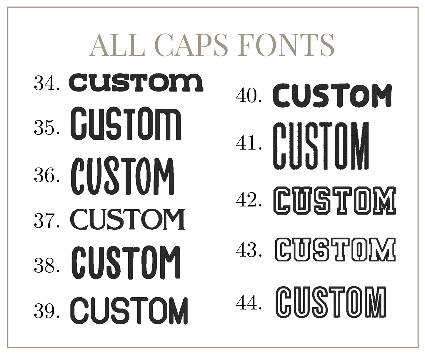 Custom Text Embroidered Sweatshirt