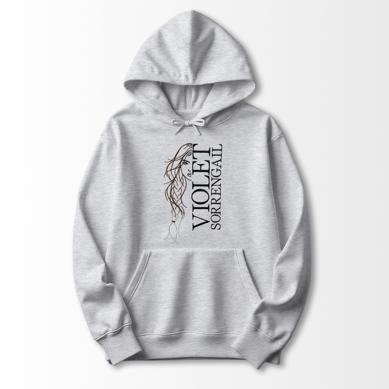Violet Sorrengail Embroidered Hoodie