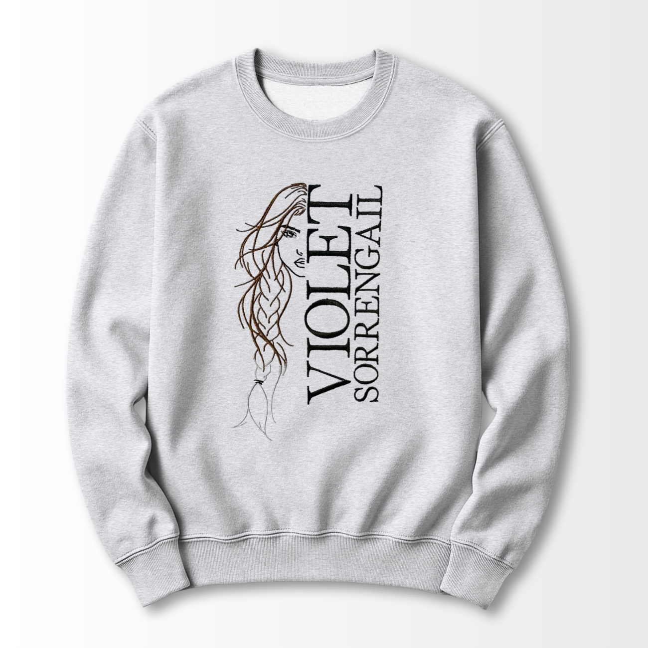 Violet Sorrengail Embroidered Sweatshirt