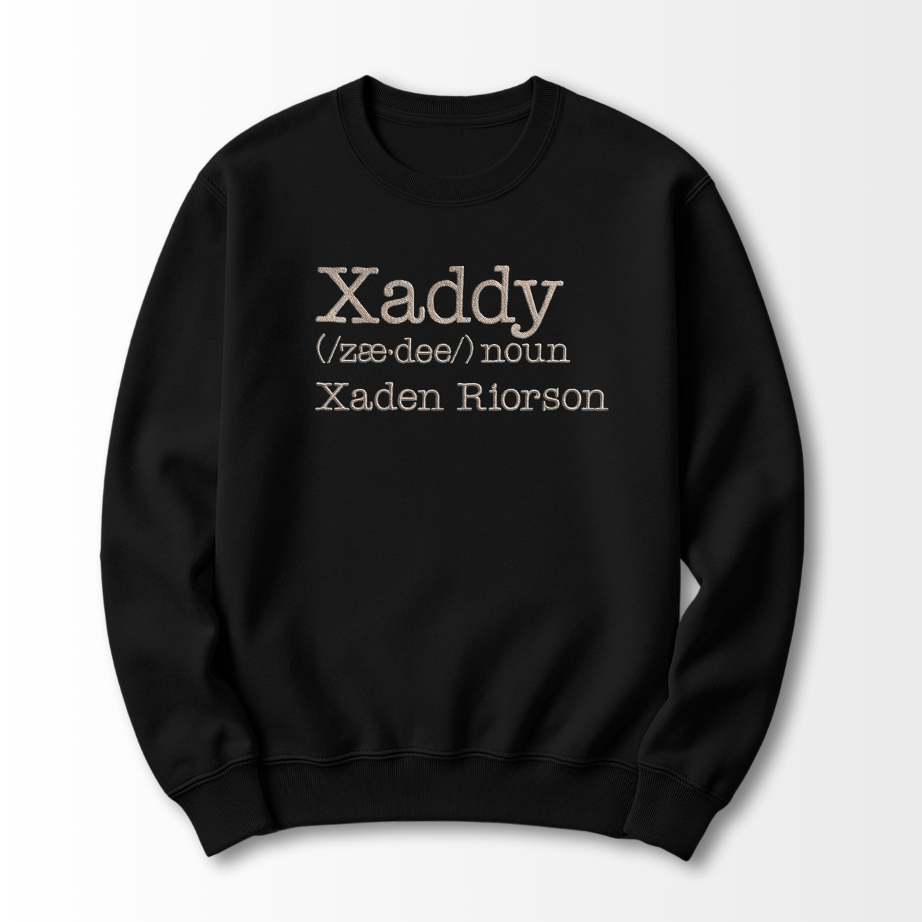 Xaddy Embroidered Sweatshirt