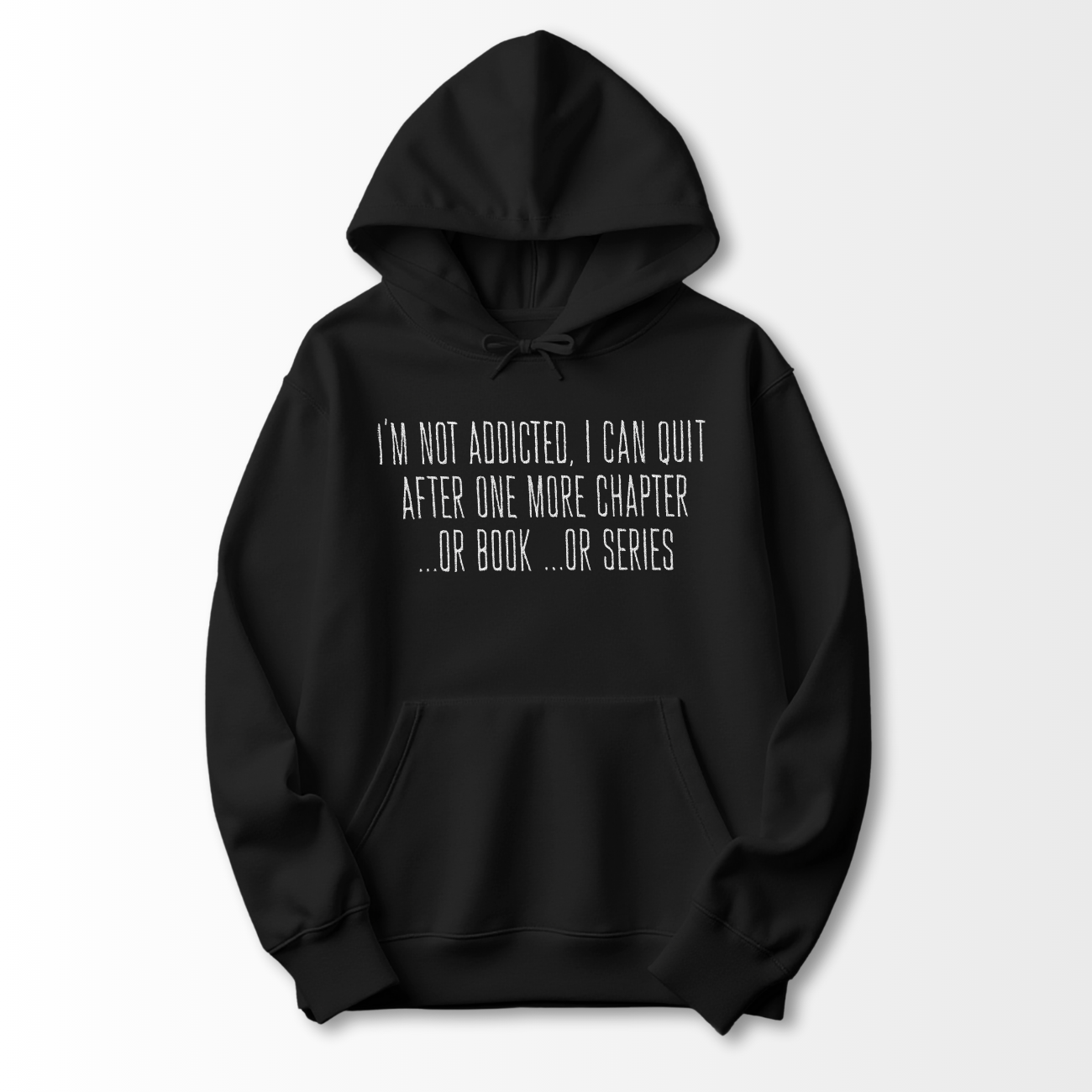I'm Not Addicted Embroidered Hoodie