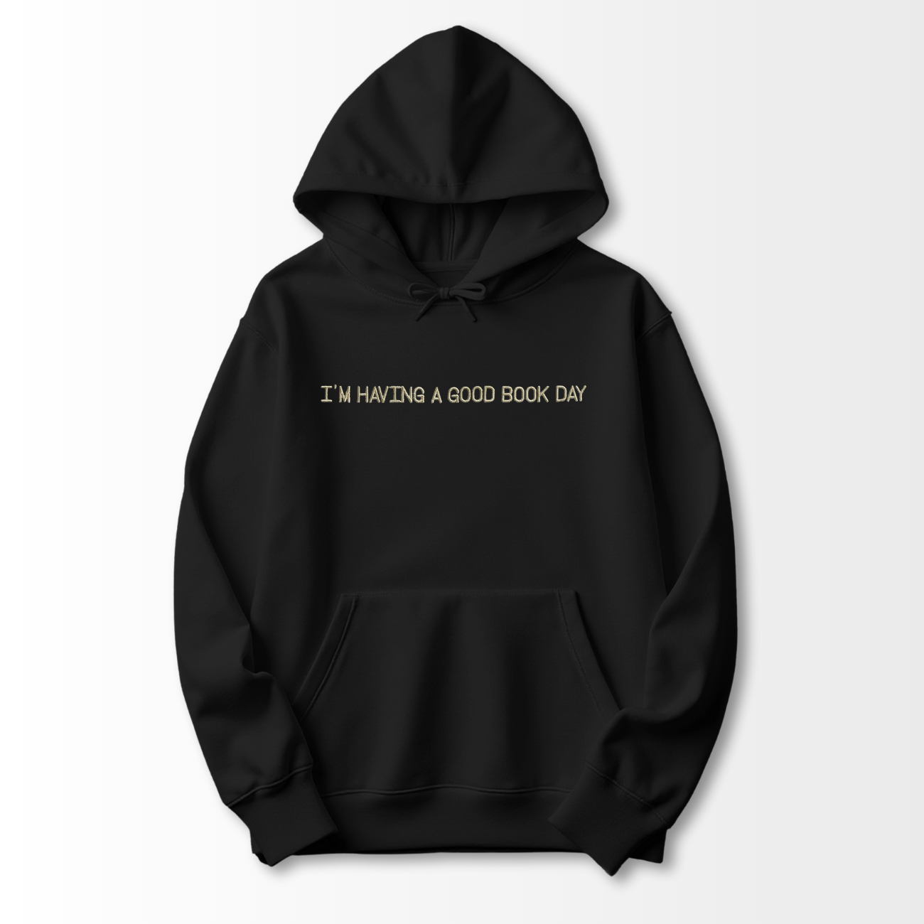 Good Book Day Embroidered Hoodie