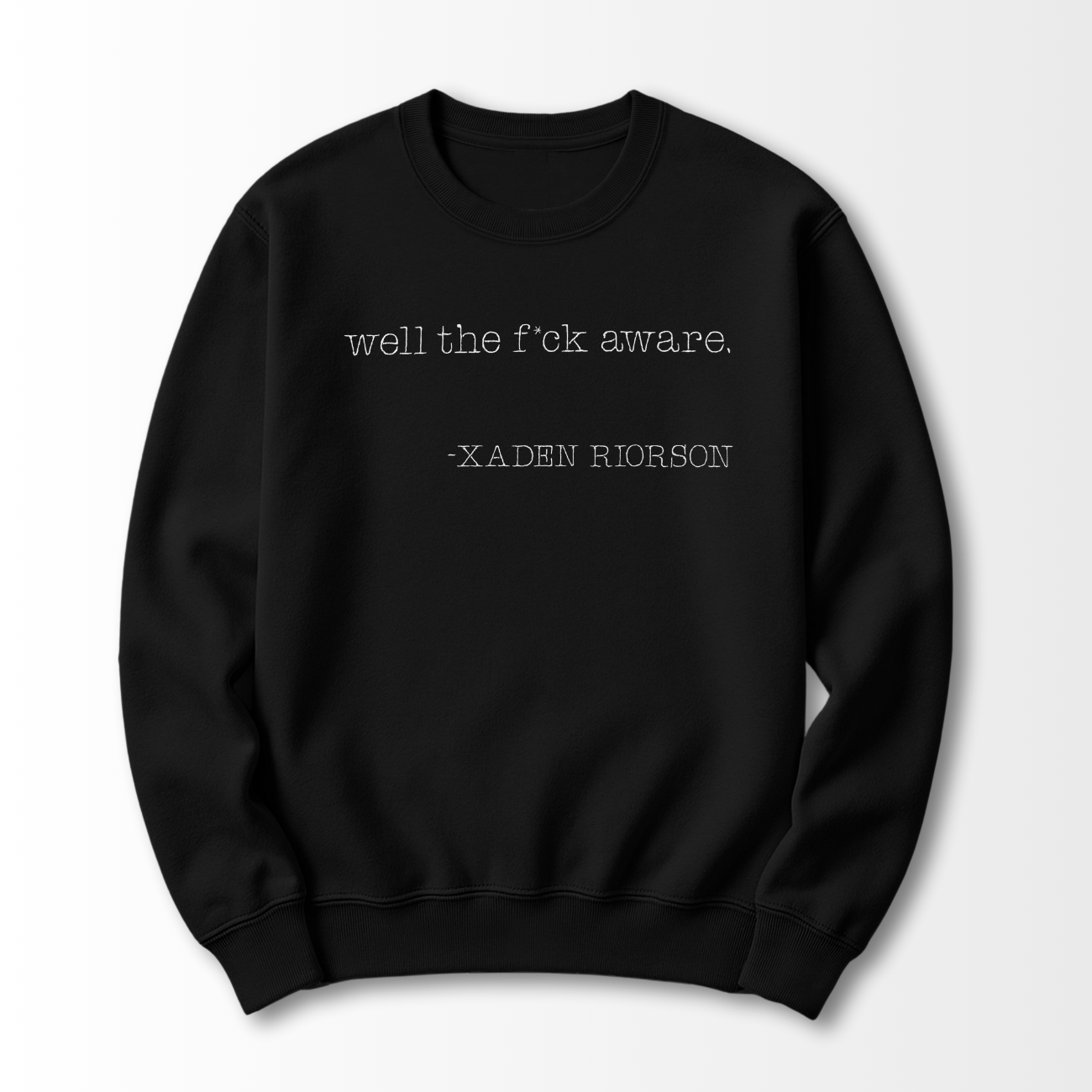 Well Aware Embroidered Sweatshirt