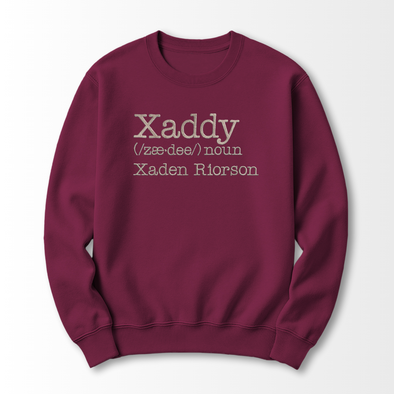 Xaddy Embroidered Sweatshirt