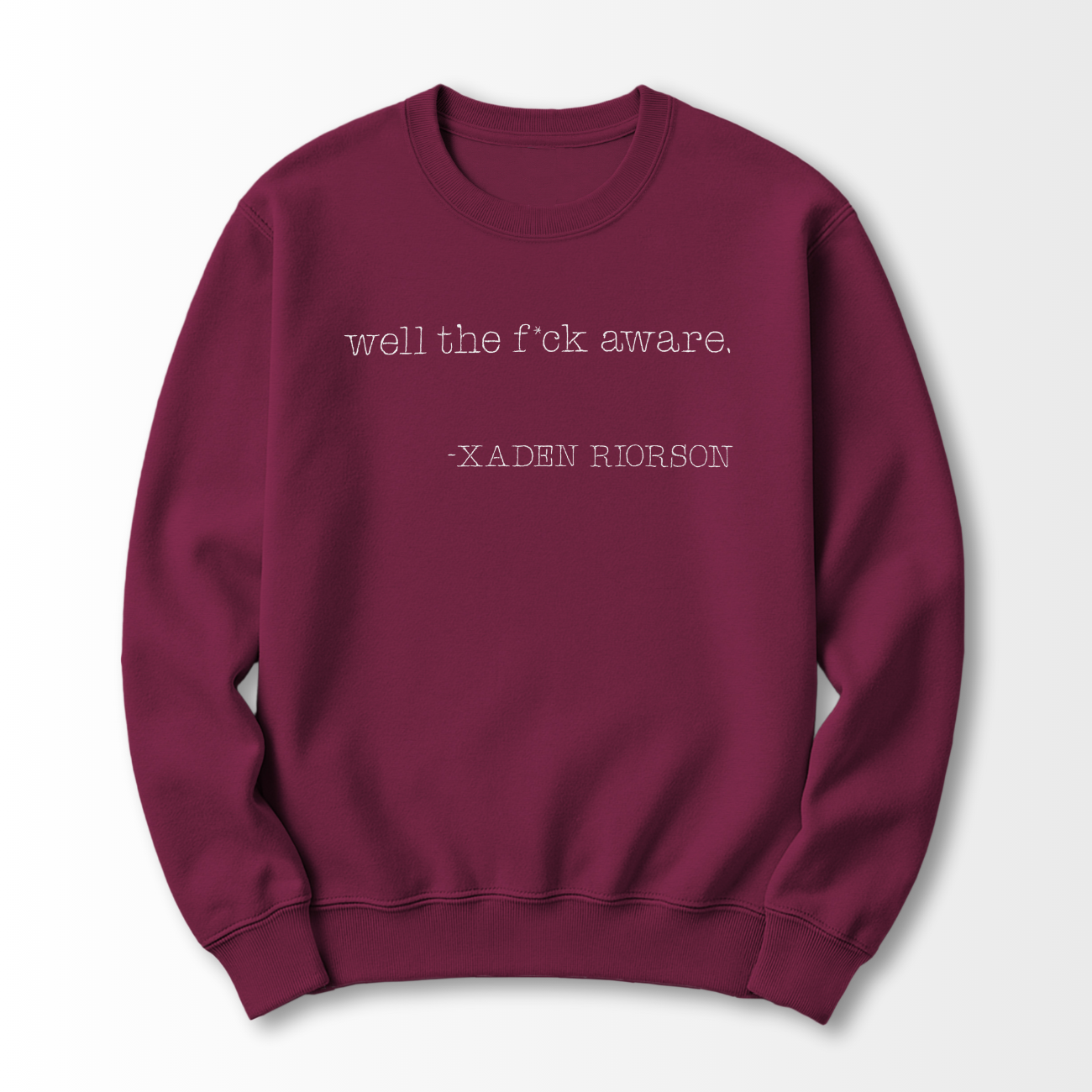 Well Aware Embroidered Sweatshirt