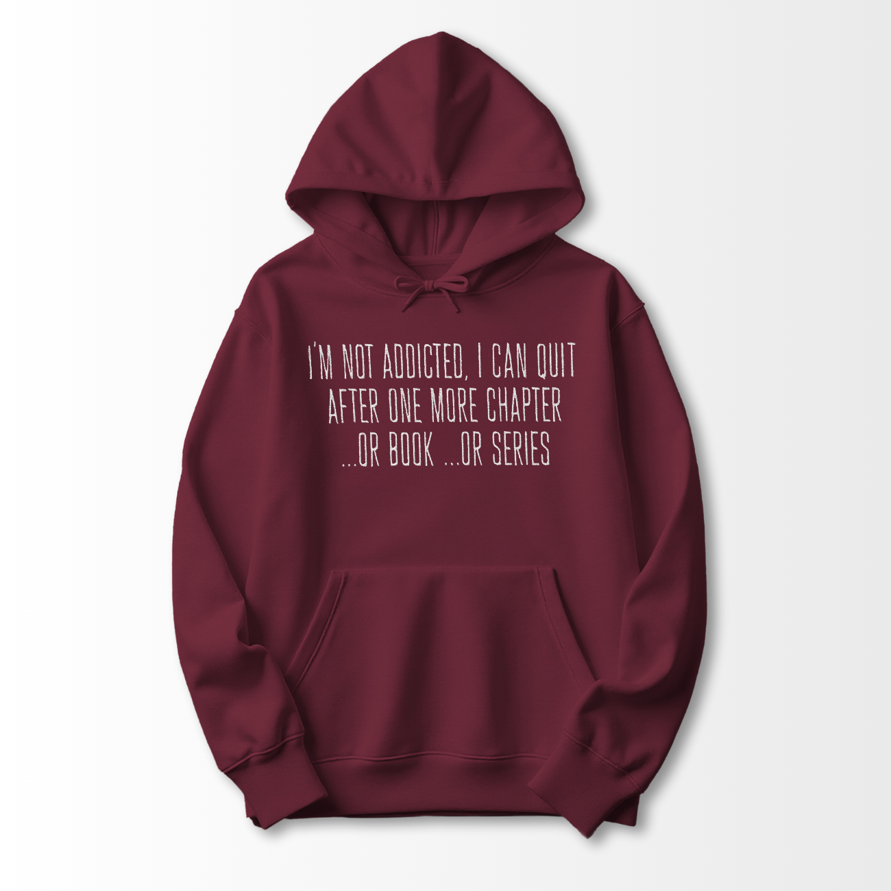 I'm Not Addicted Embroidered Hoodie