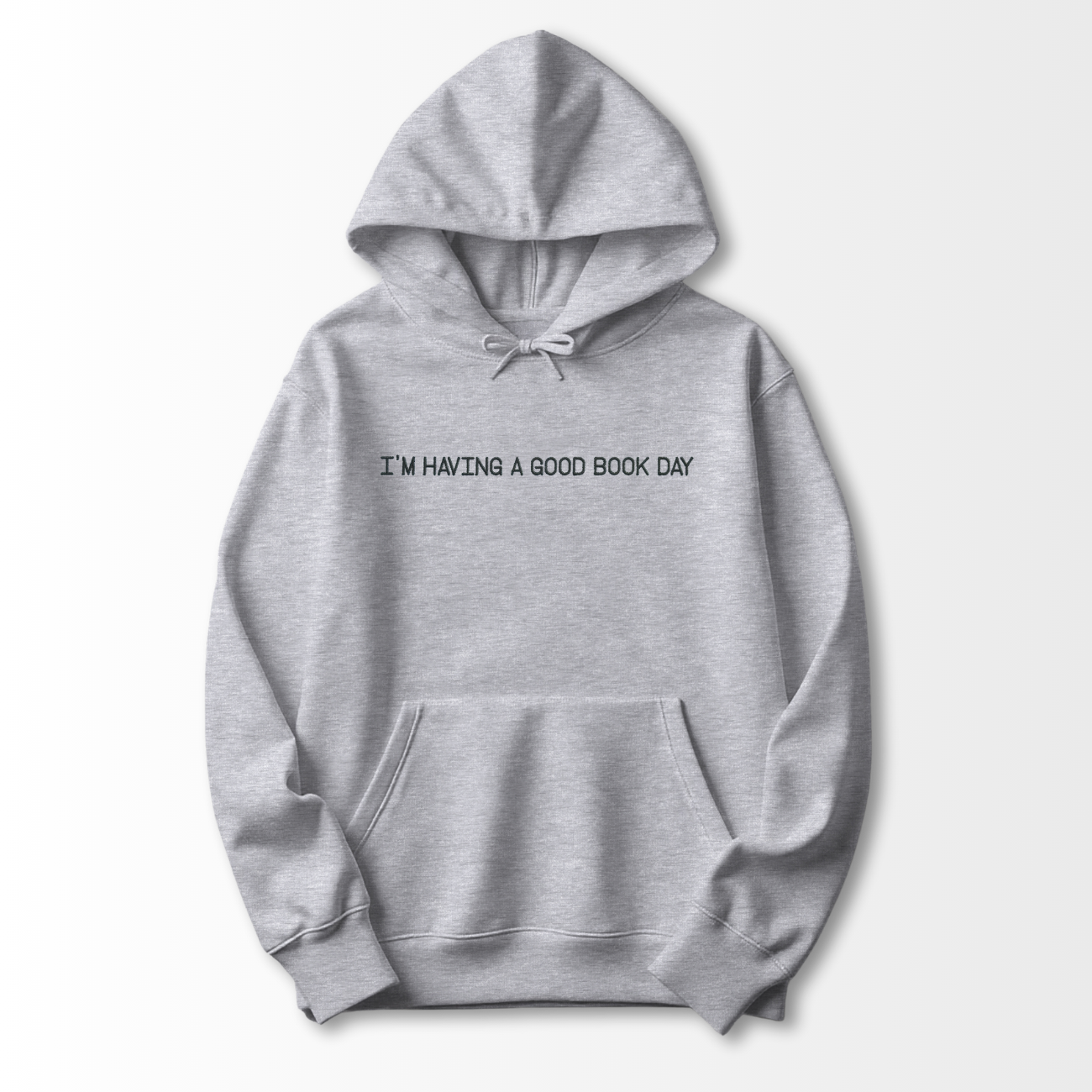 Good Book Day Embroidered Hoodie