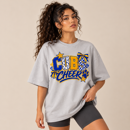 Faux Embroidery Team Tee