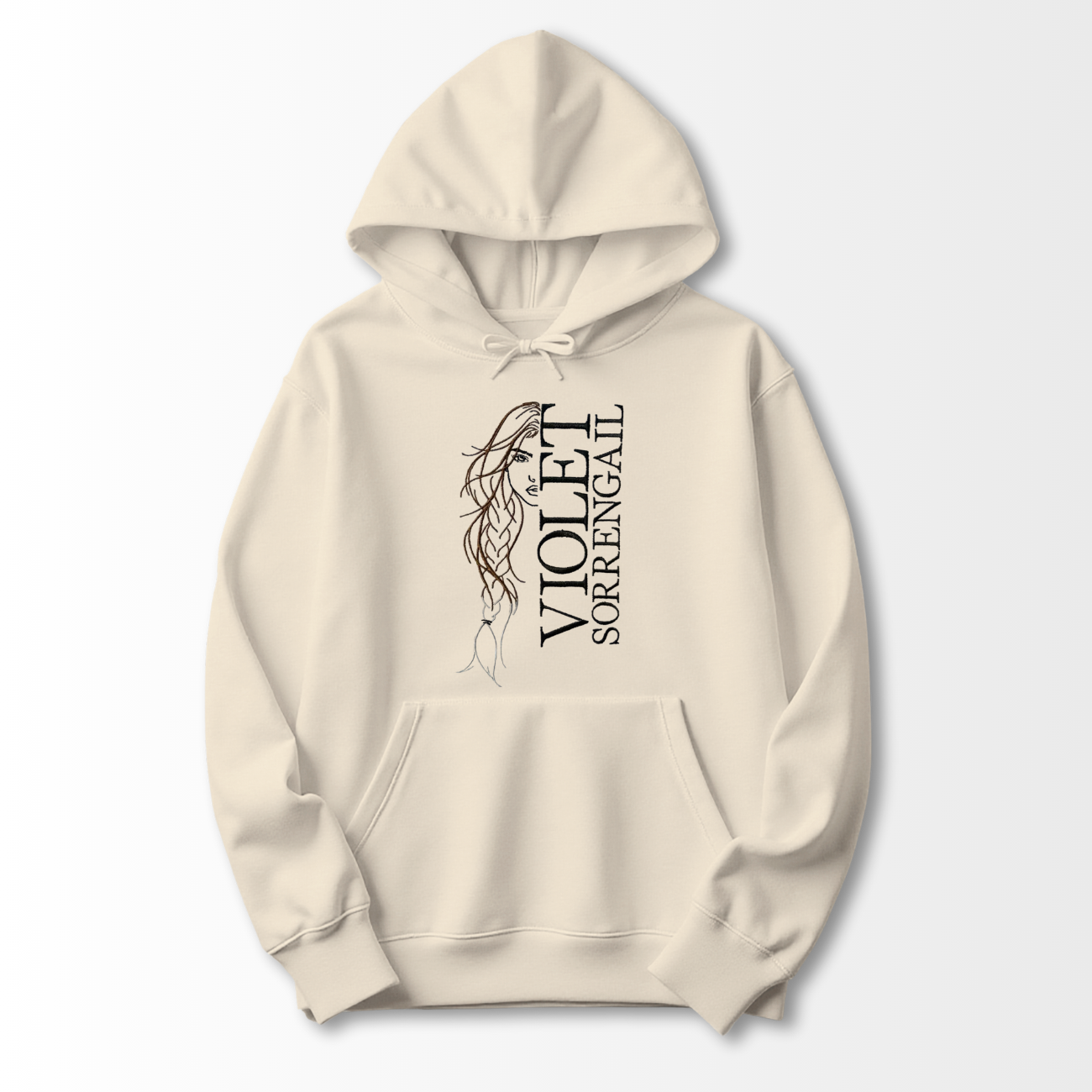 Violet Sorrengail Embroidered Hoodie