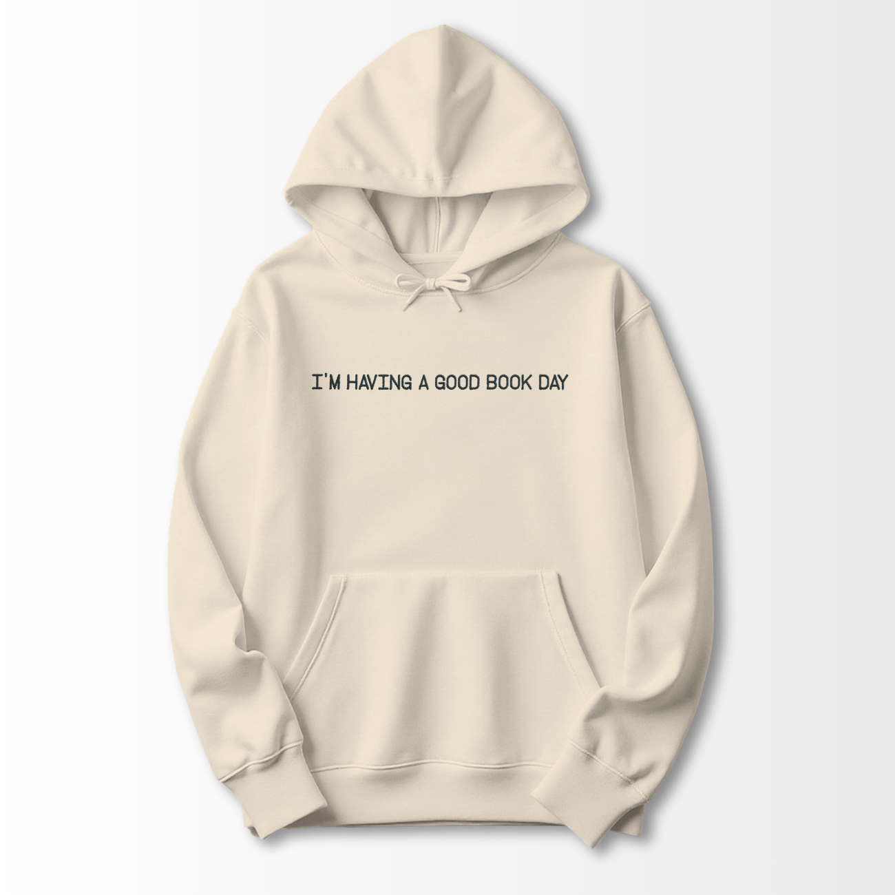 Good Book Day Embroidered Hoodie