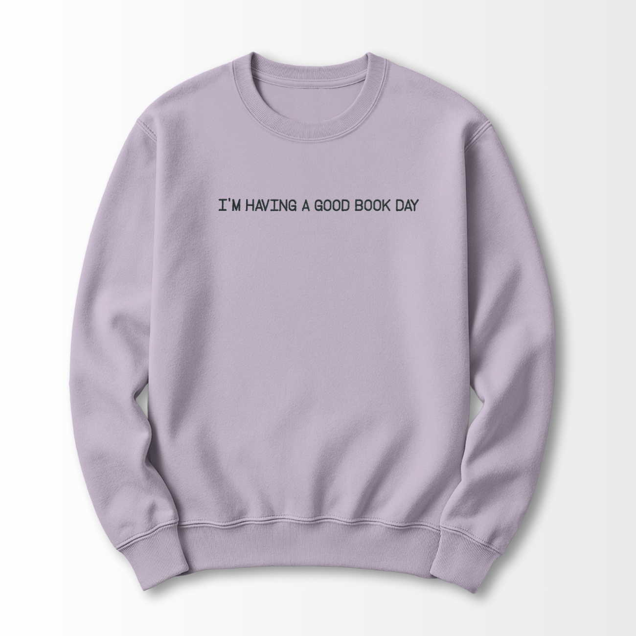 Good Book Day Embroidered Sweatshirt