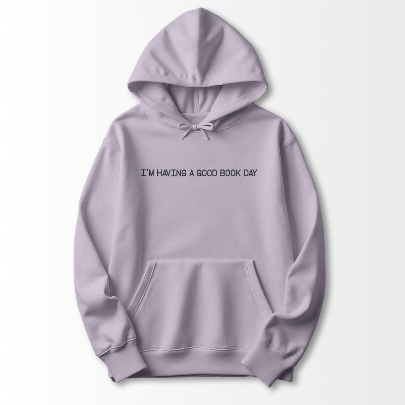 Good Book Day Embroidered Hoodie