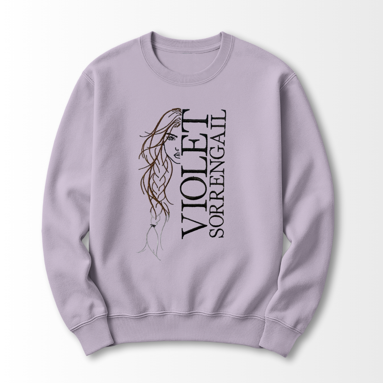 Violet Sorrengail Embroidered Sweatshirt