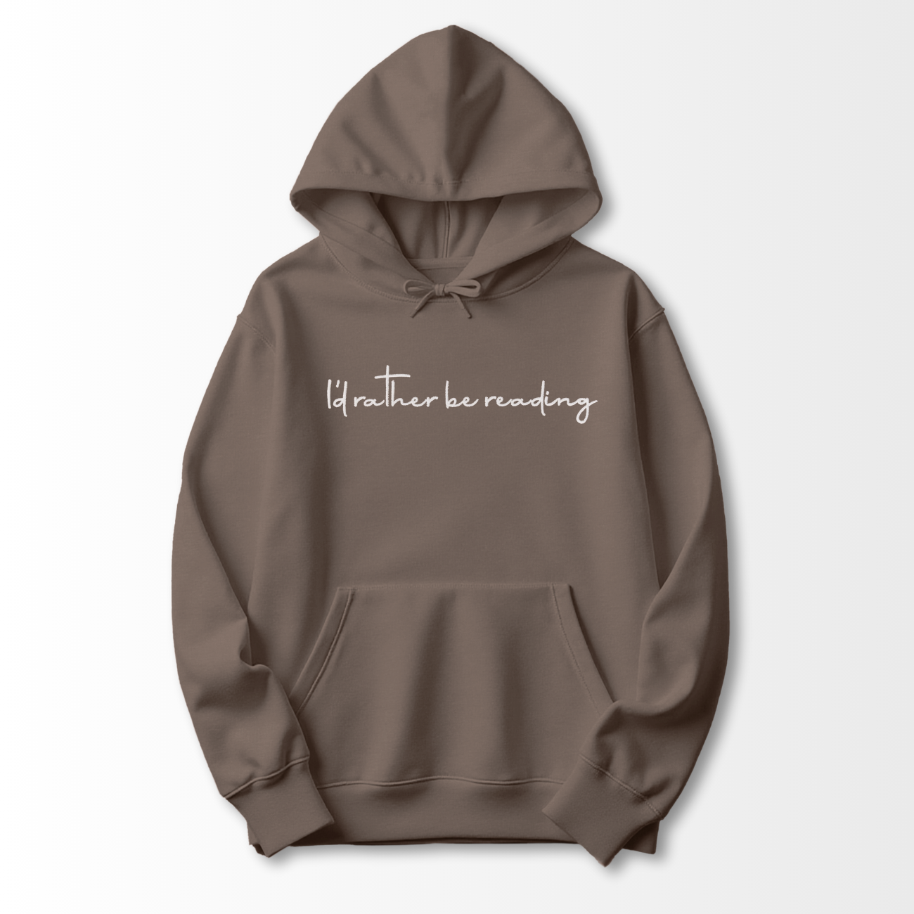 I'd Rather be Reading Embroidered Hoodie
