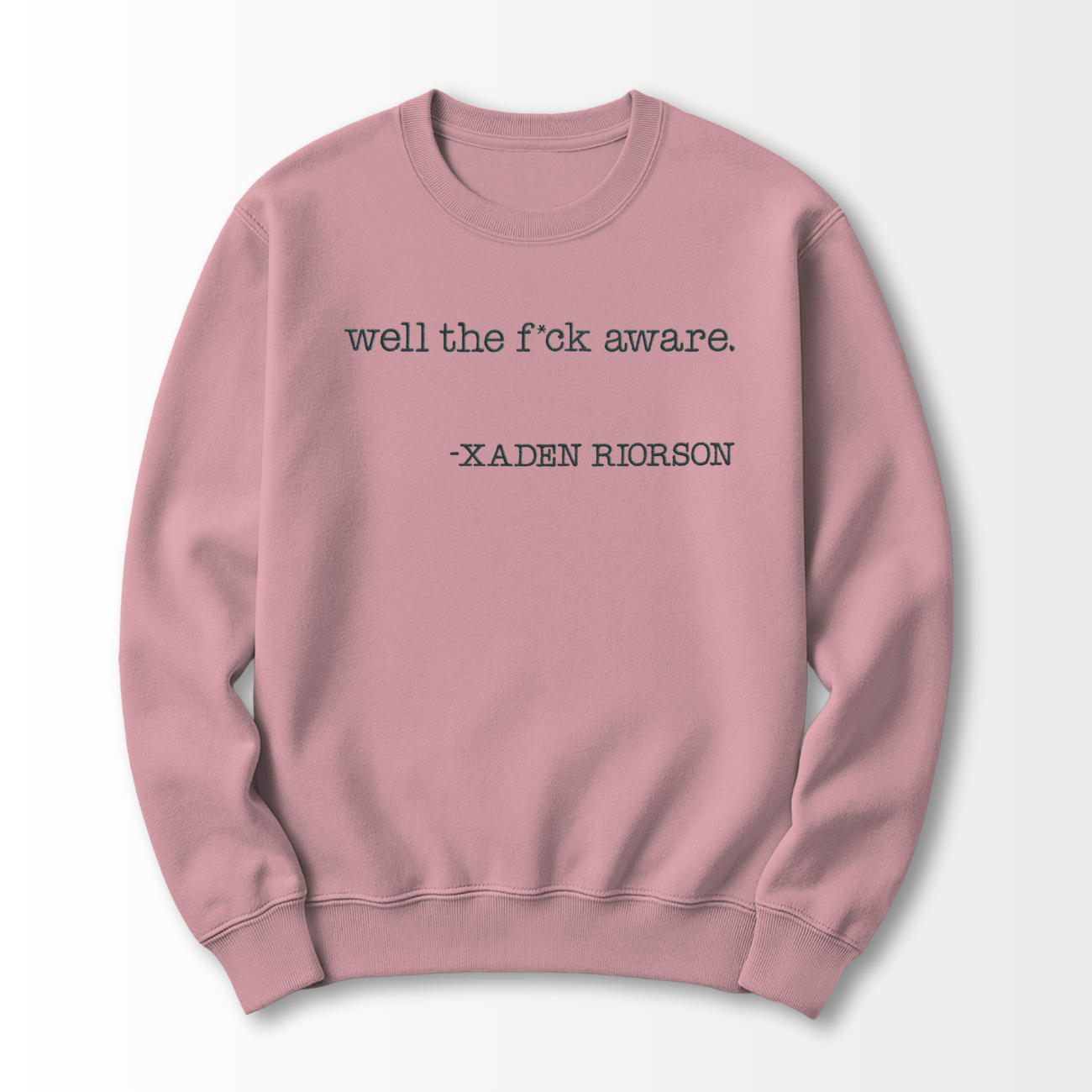 Well Aware Embroidered Sweatshirt