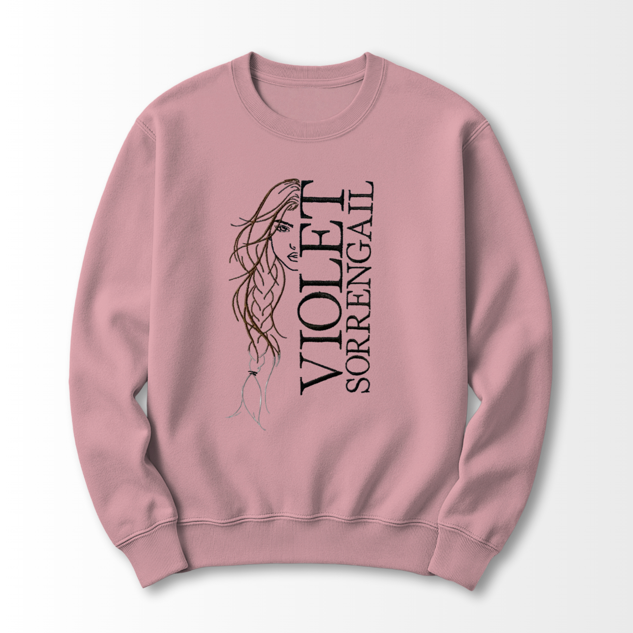 Violet Sorrengail Embroidered Sweatshirt