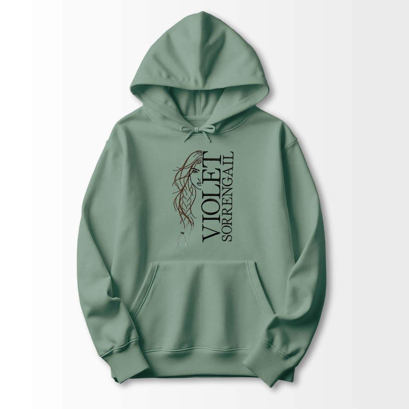 Violet Sorrengail Embroidered Hoodie