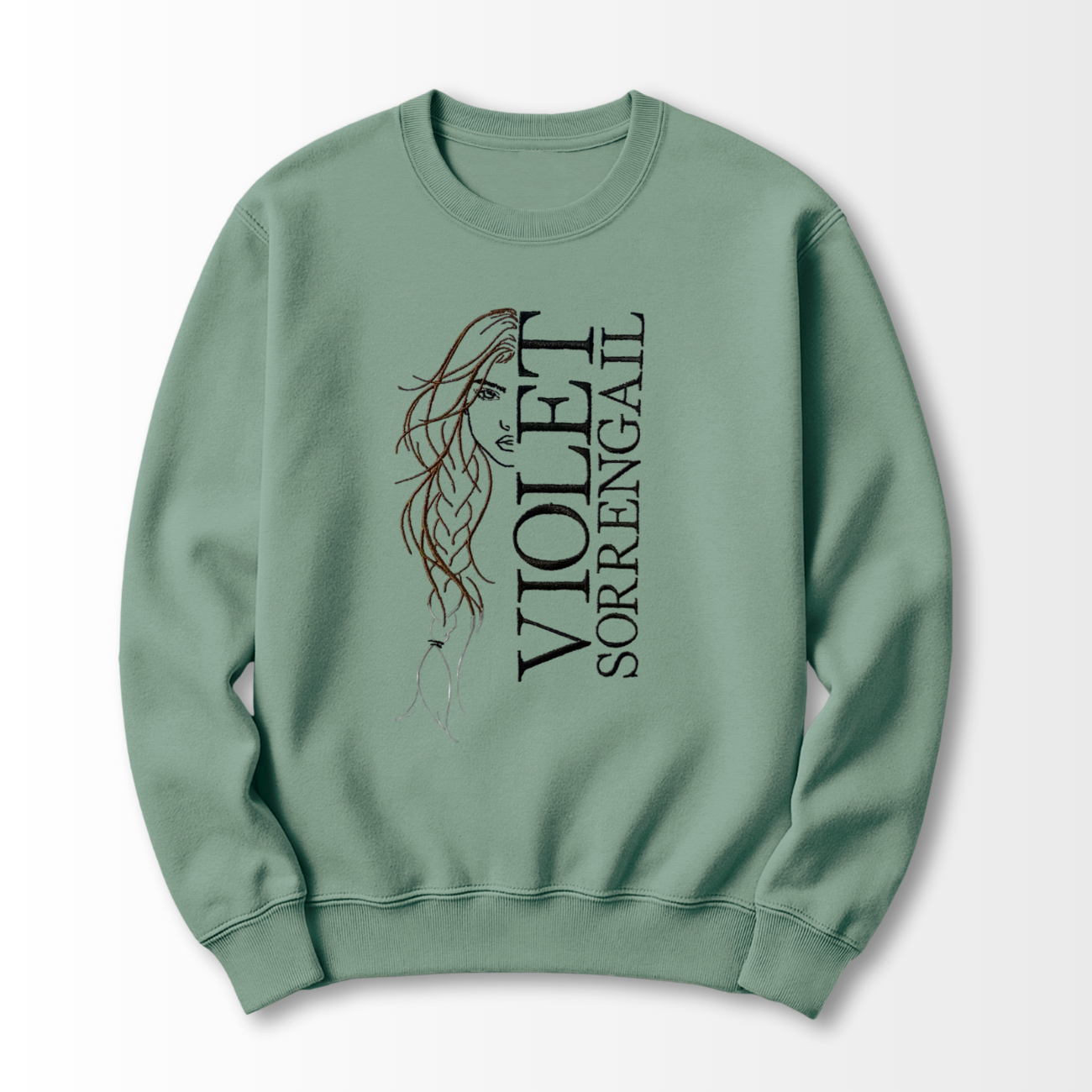 Violet Sorrengail Embroidered Sweatshirt