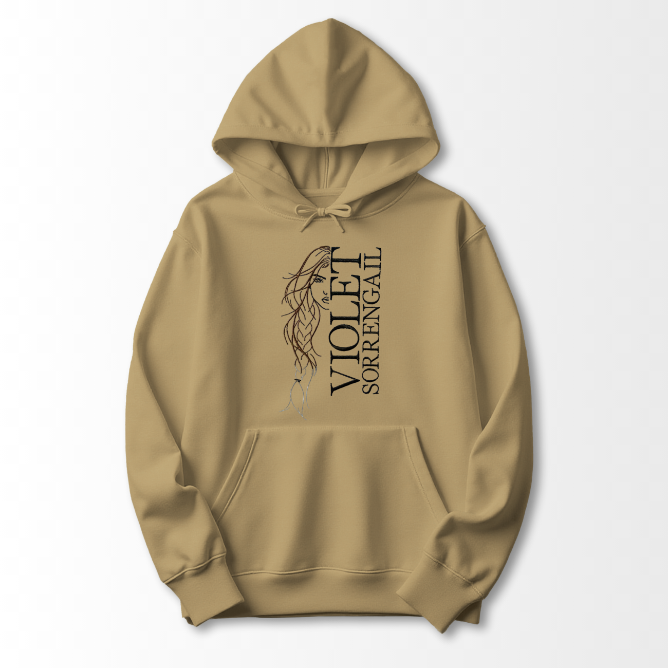 Violet Sorrengail Embroidered Hoodie