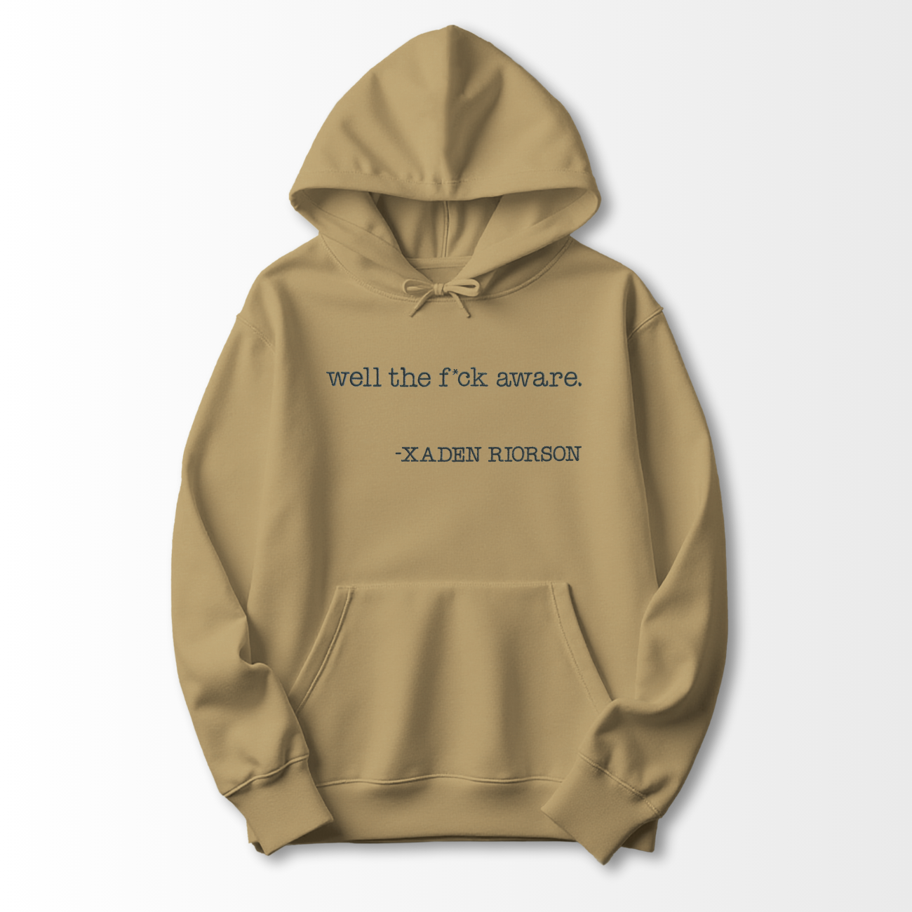 Well Aware Embroidered Hoodie