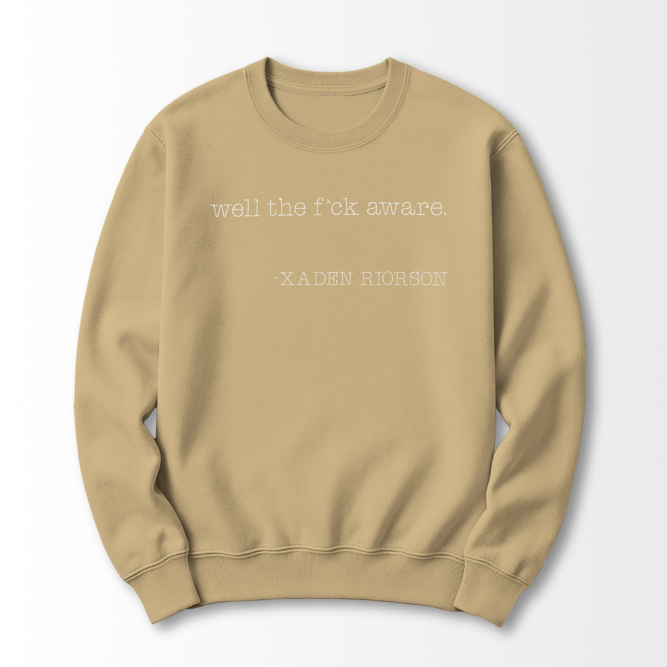 Well Aware Embroidered Sweatshirt