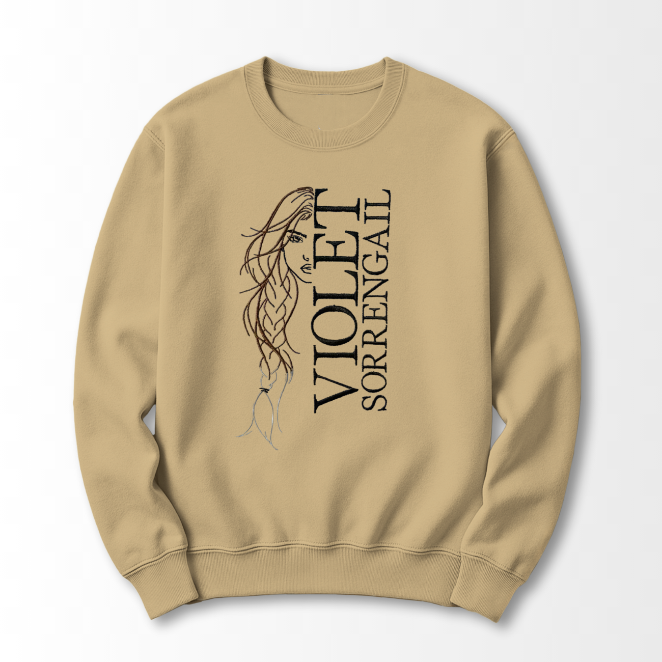 Violet Sorrengail Embroidered Sweatshirt