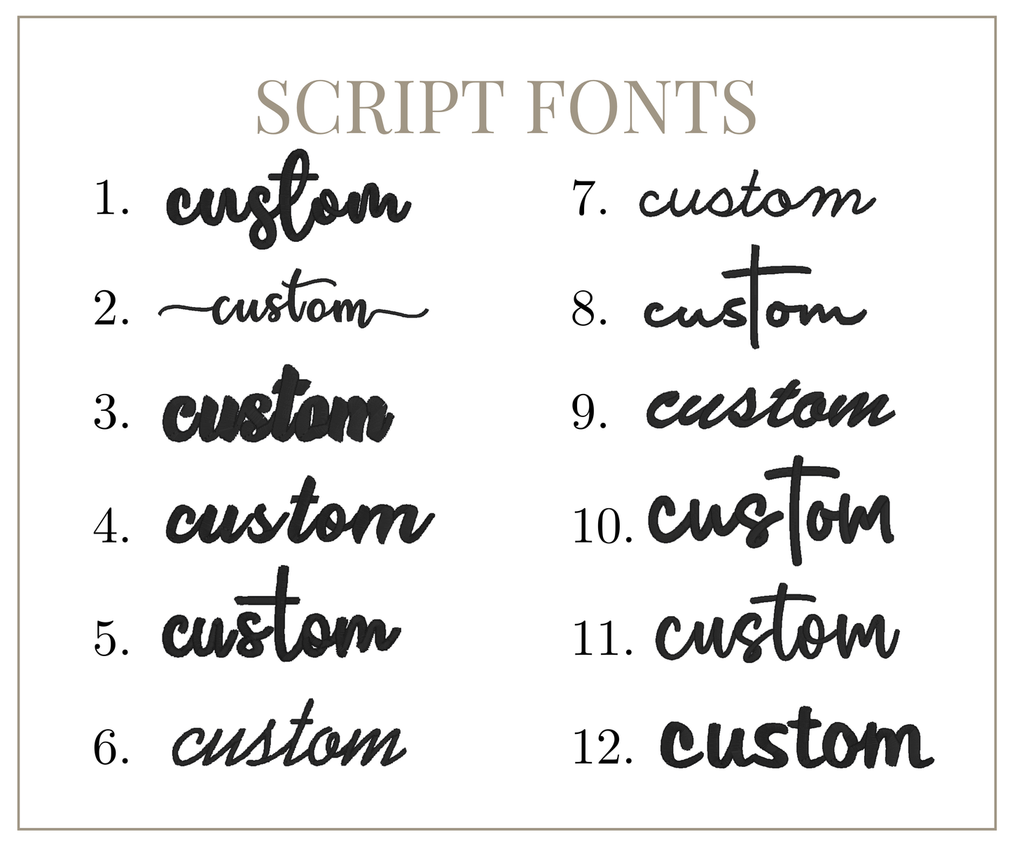 Custom Text Embroidered Sweatshirt