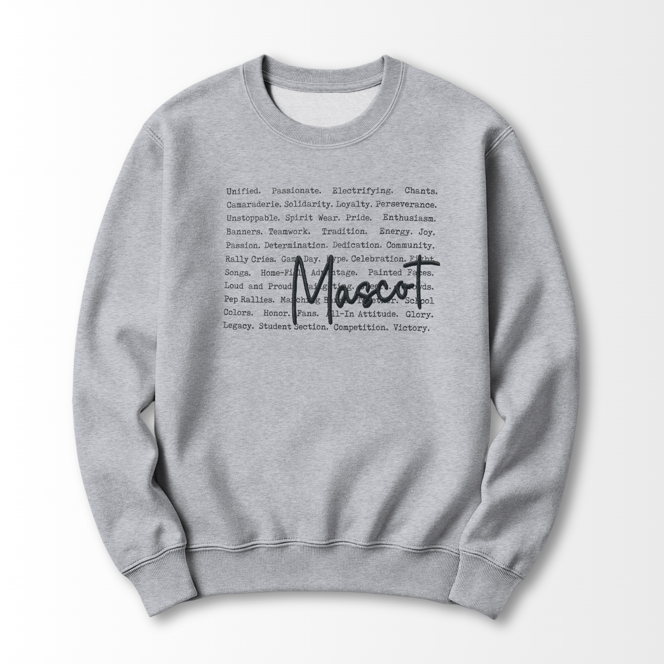 Spirit Vibes Puff Embroidered Sweatshirt