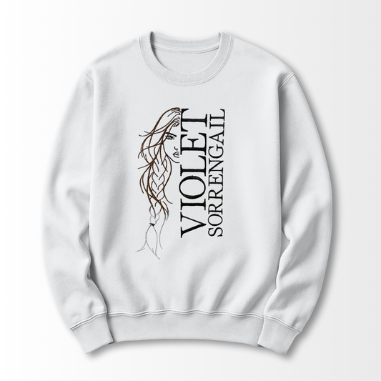 Violet Sorrengail Embroidered Sweatshirt